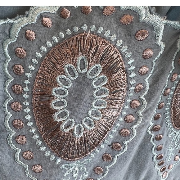 BCBGMAXAZRIA RunwayEmbroidered
Sundress with Scalloped Edges size Small - Picture 13 of 16